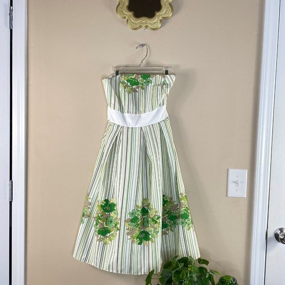 ALYNPAIGE Dresses & Skirts - Vintage 90s/Y2k Striped Floral Dress